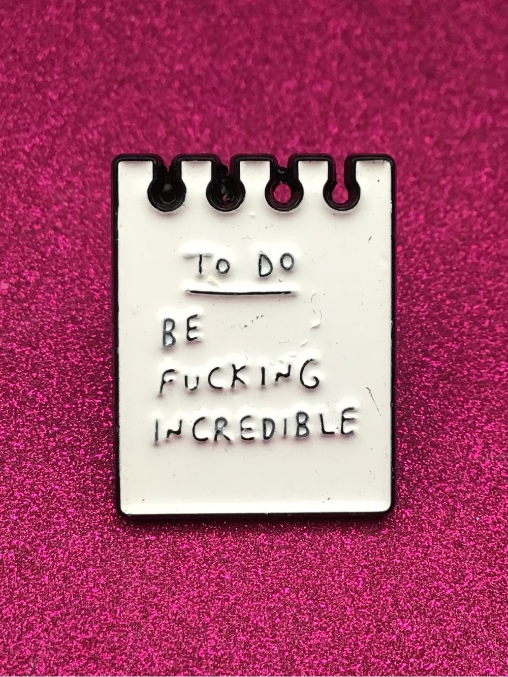 To Do Enamel Pin